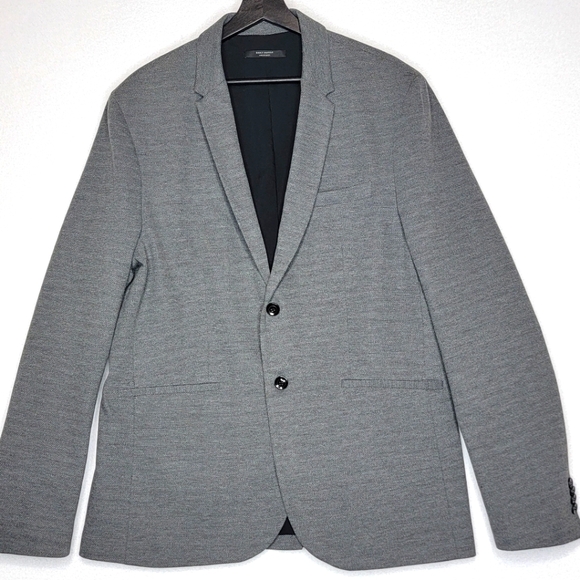 Zara Other - Men's Essentials ZARA Daily Outfit Gray‎ Sport Coat Size XXL